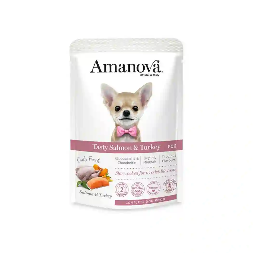 Wet Amanova Adult Dog Tasty Salmon & Turkey