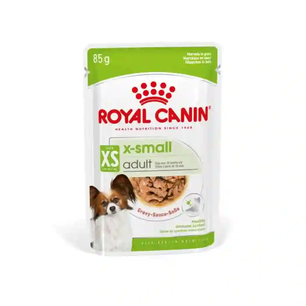 Royal Canin húmedo X-Small Adult- Morsels in Gravy 85g