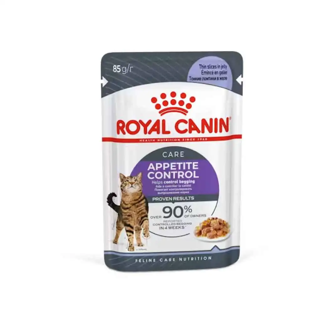 Royal Canin húmedo Appetite Control Care Finas láminas en gelatina 85g