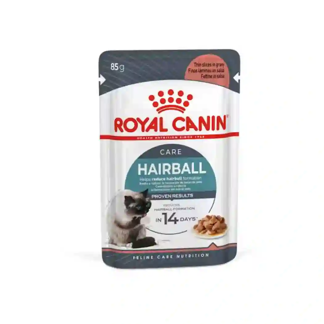 Royal Canin húmedo Hairball Care Finas láminas en salsa 85g