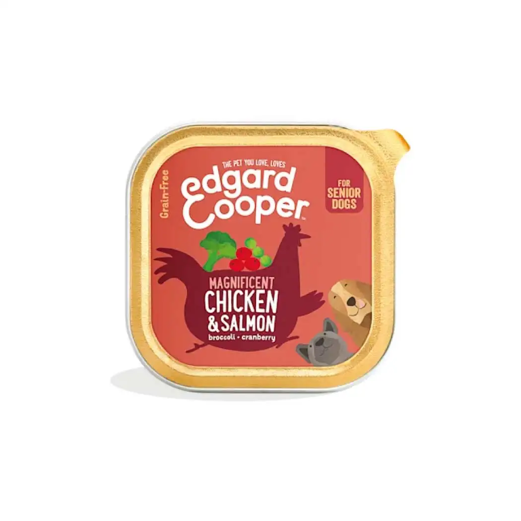 Edgard & Cooper tarrina con Pollo y salmón para perros