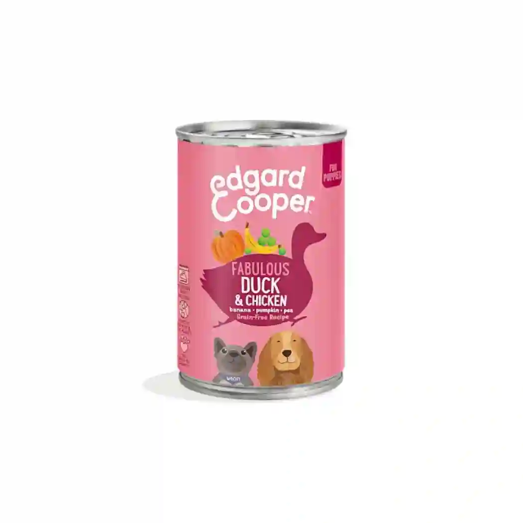Edgard & Cooper lata perro Pato y pollo 400 g