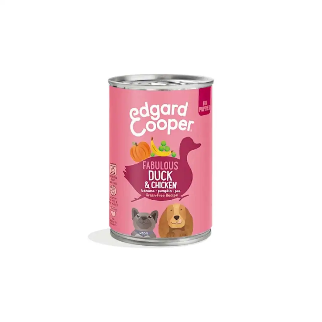 Edgard & Cooper lata perro Pato y pollo 400 g