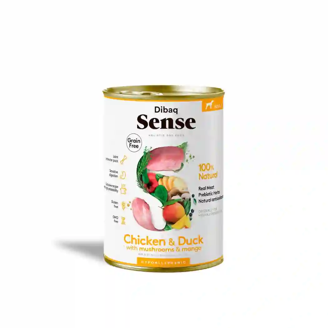 Dibaq Sense can chicken and 380g duck