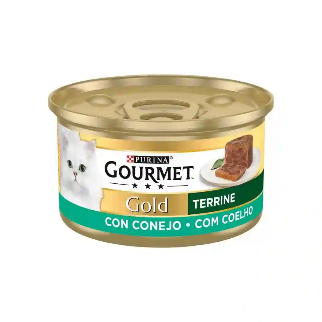 PURINA GOURMET GATO GOLD TERRINE CON CONEJO 85G