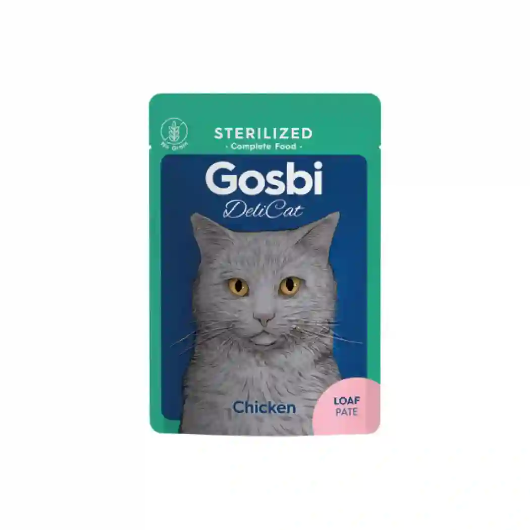 GOSBI DELICAT GATO ESTERILIZADO POLLO EN PATE 70G