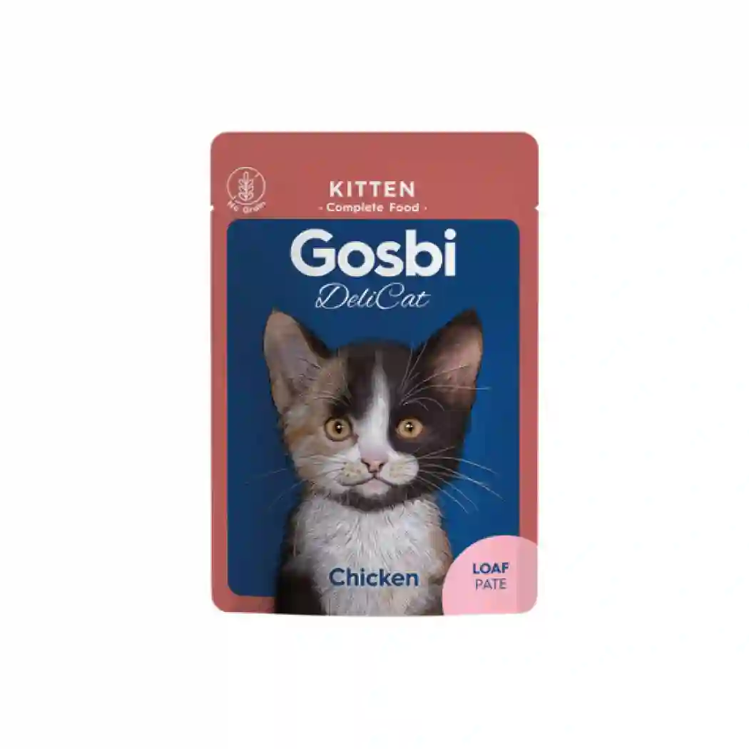 GOSBI DELICAT KITTEN POLLO EN PATE 70G