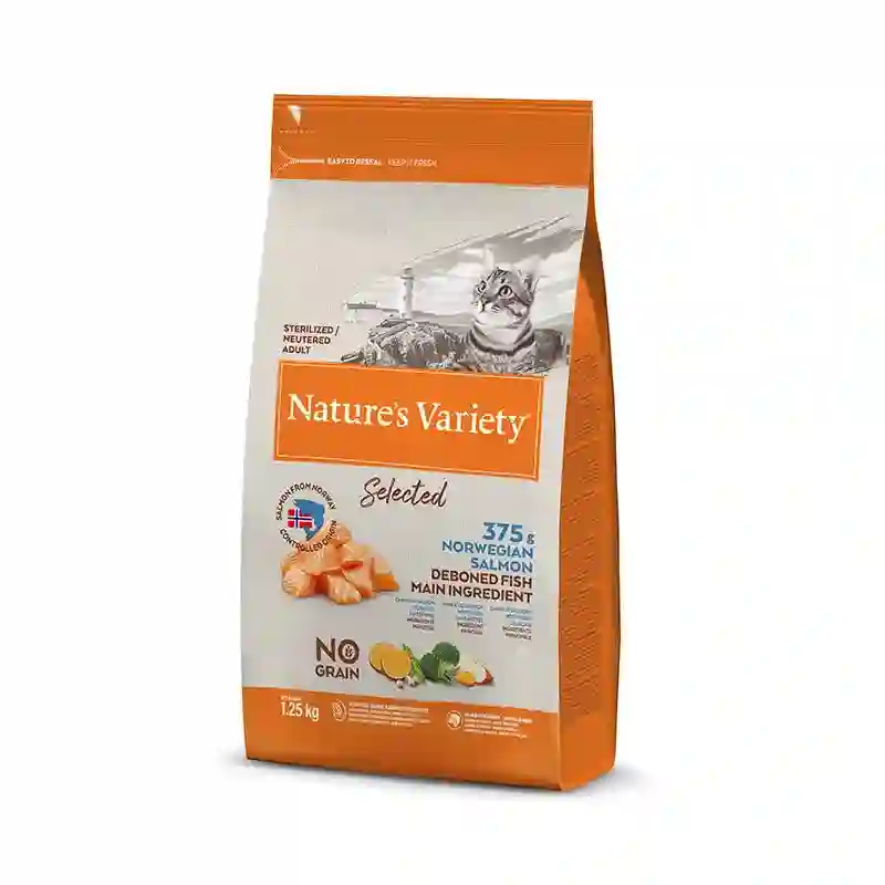 Selected Sterilized Norwegian Salmon Dry Adult