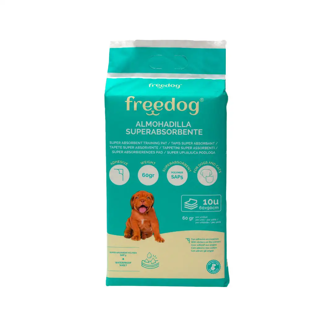 FREEDOG EMPAPADOR SUPER ABSORBENTE 60 X 90 (10 UNIDADES)