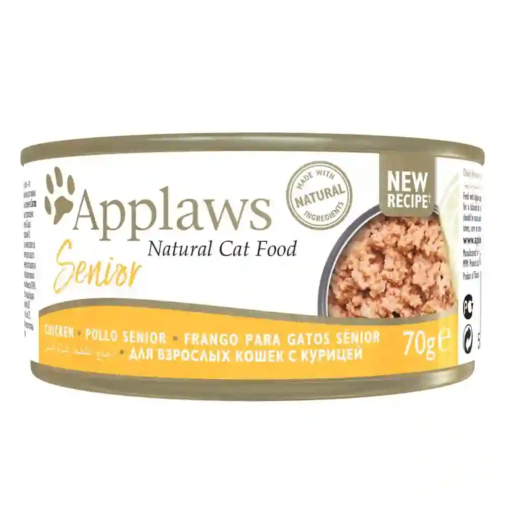 Applaws cat senior can 24x70gr chicken
