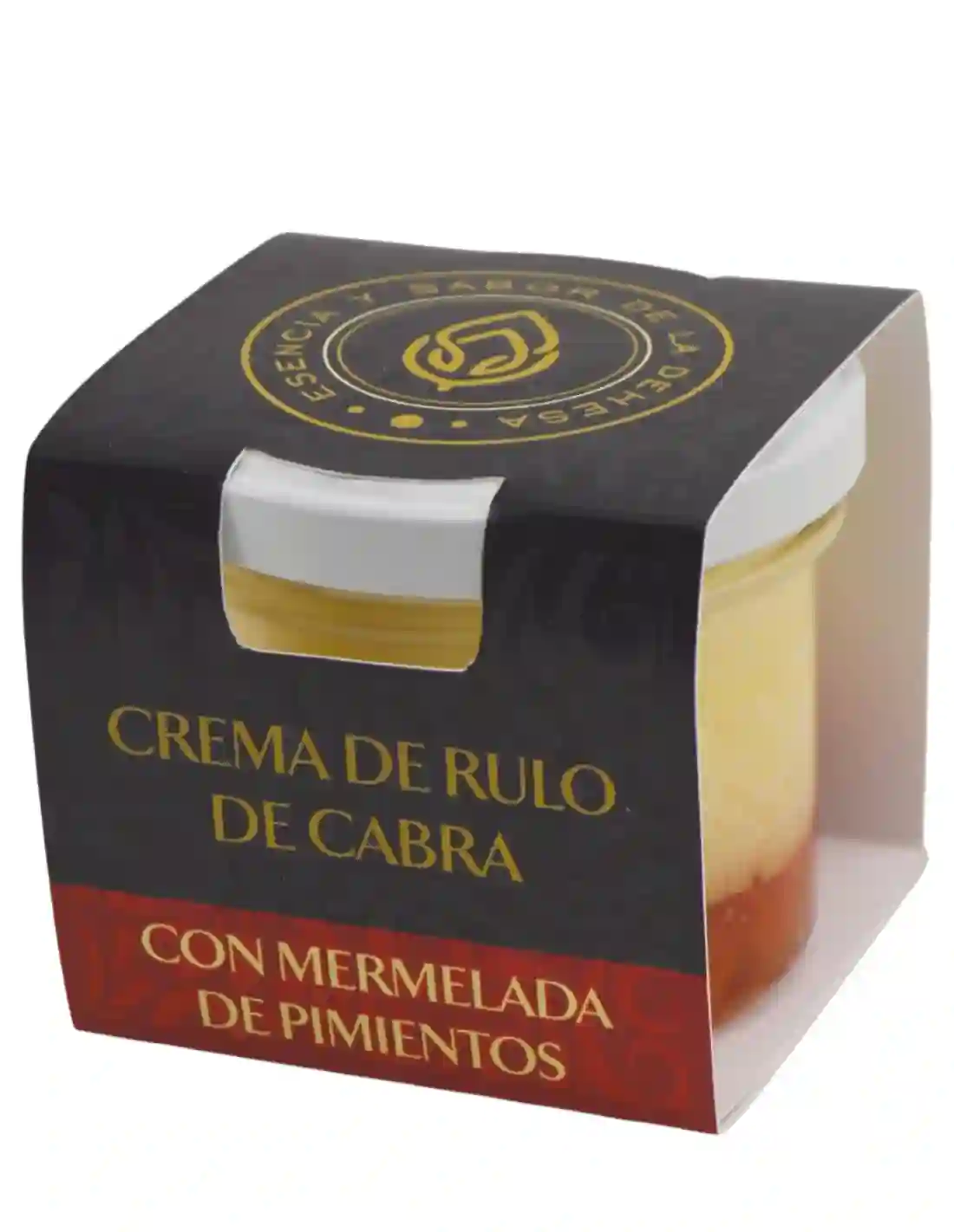 Indalitos Crema de Rulo de Cabra con Mermelada de Pimientos - Tarro 220 gr.