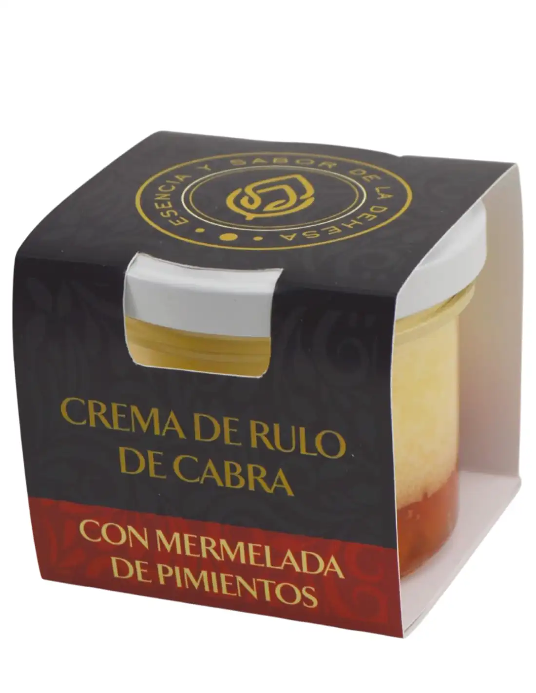 Indalitos Crema de Rulo de Cabra con Mermelada de Pimientos - Tarro 220 gr.