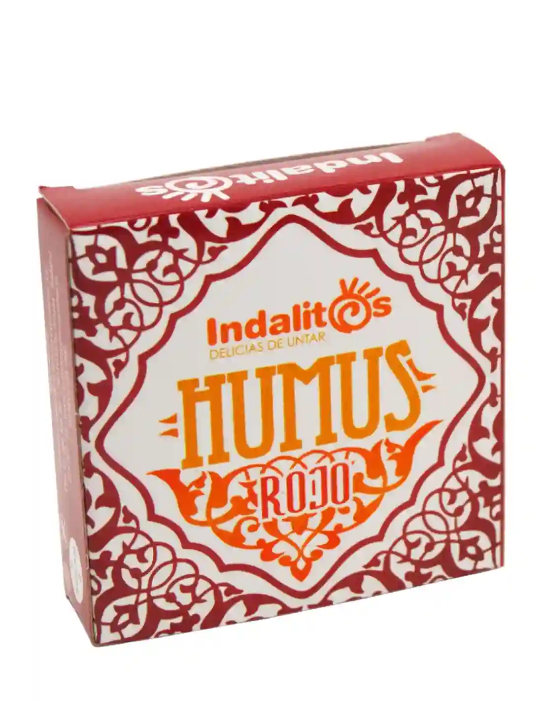 Indalitos Crema de Hummus Rojo - Lata 70 gr.