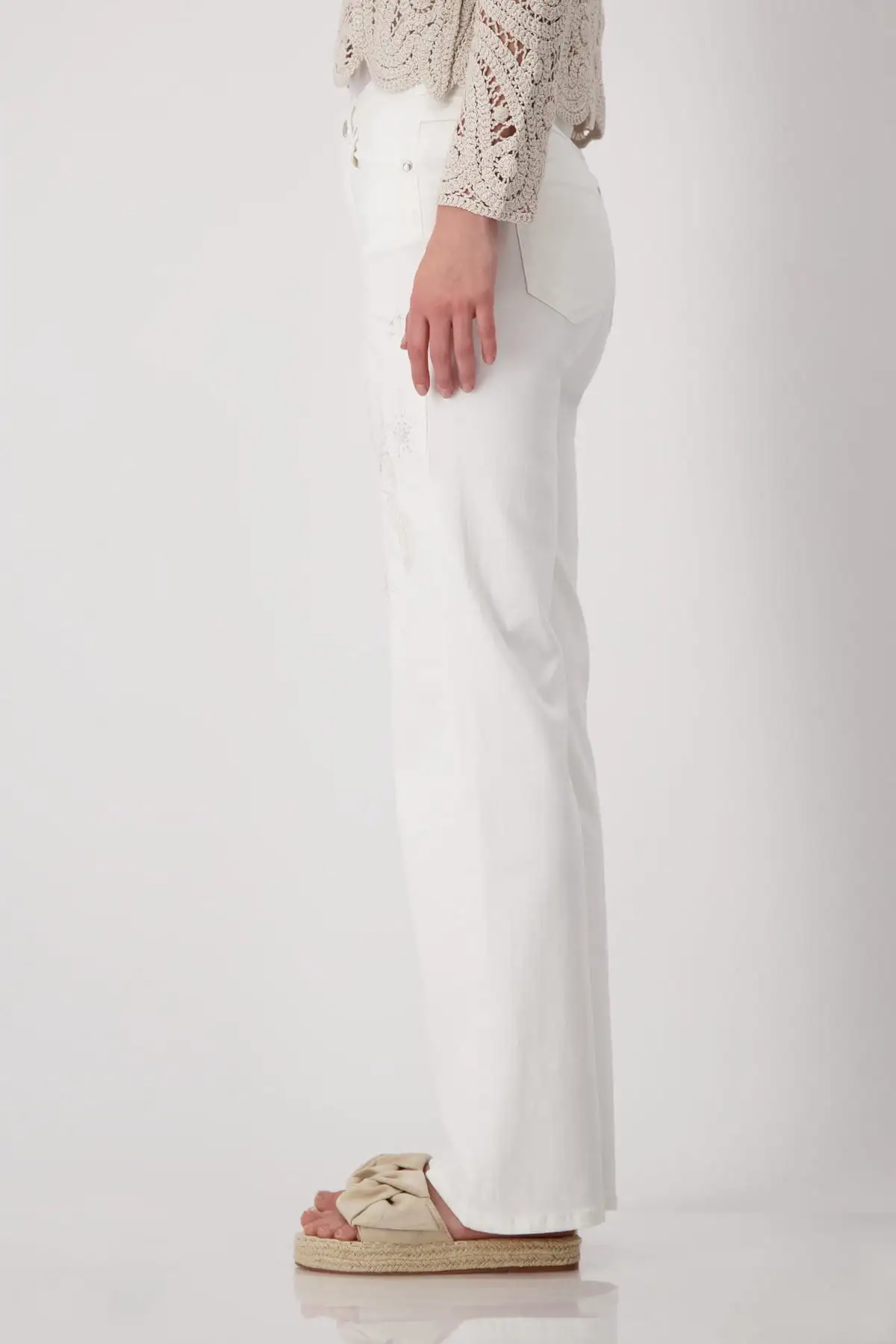 Pantalón MONARI vaquero bordado - Imagen 2