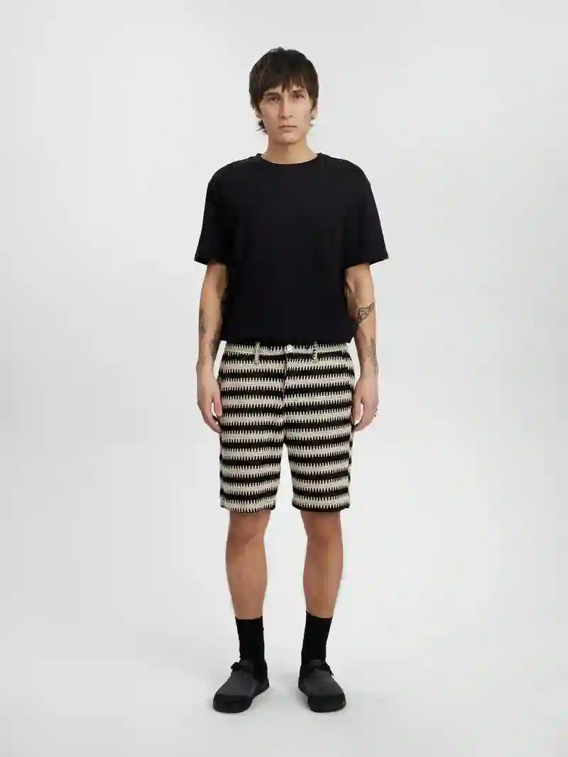Short de punto NEGRO