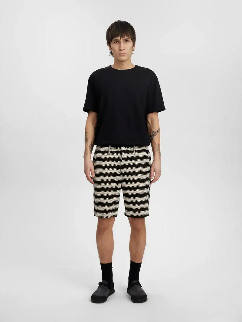 Short de punto NEGRO