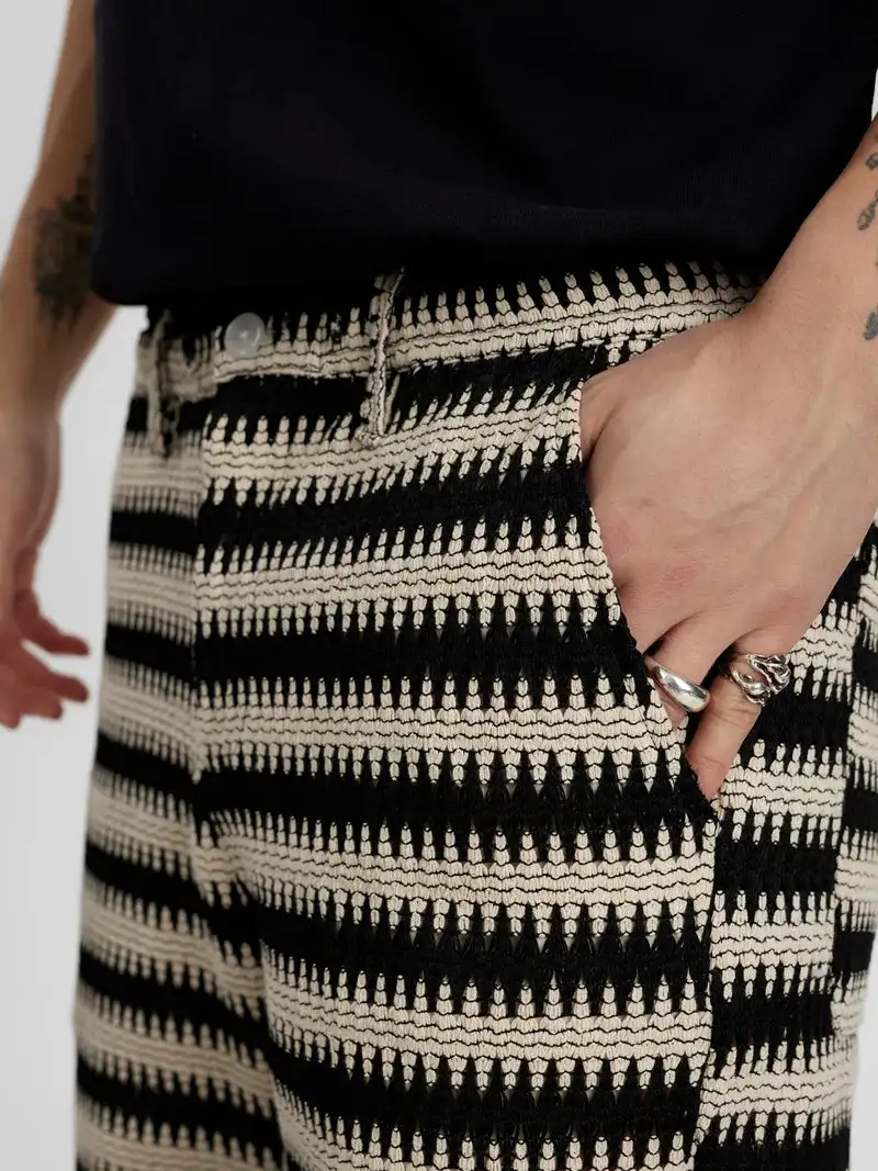 Short de punto NEGRO - Imagen 4