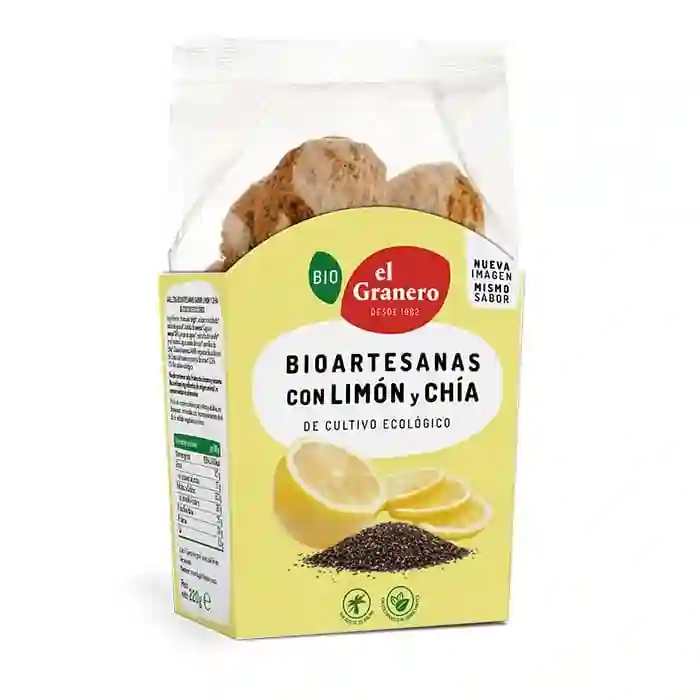 Limón artisan cookies with chia the integral barn (220 g)