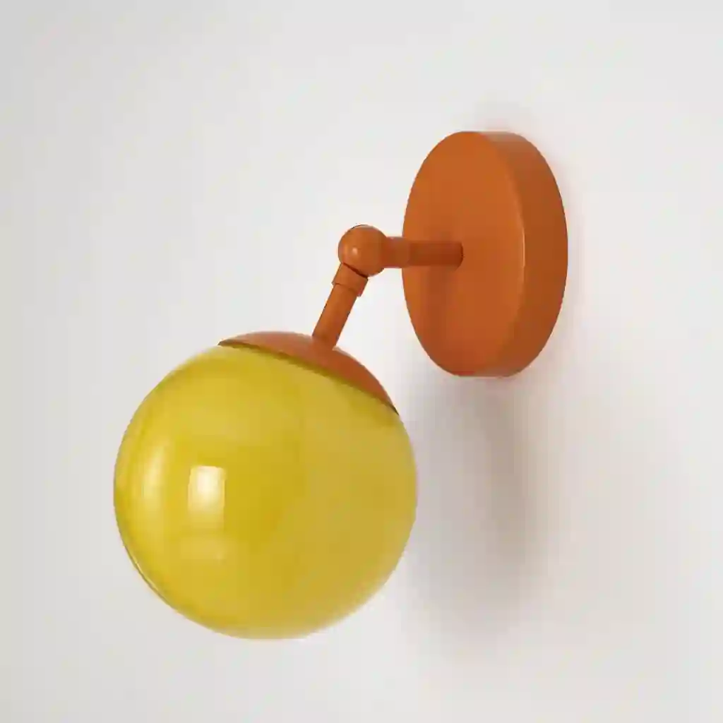 Globe Orange 01 Wall Lamp