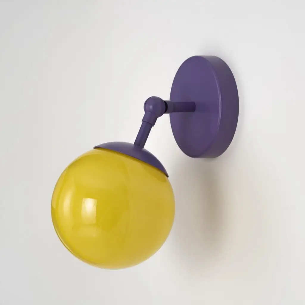 Globe Lilac 02 Wall Lamp