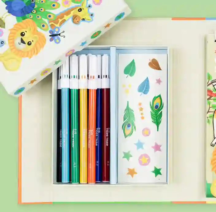 Set para colorear - Zoo