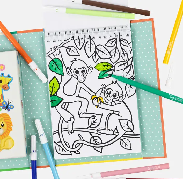 Set para colorear - Zoo - Imagen 2