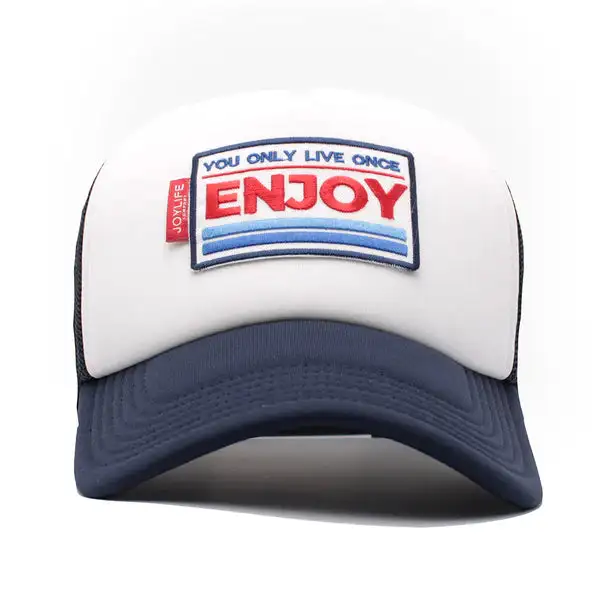 Joylife Hat Enjoy White Navy