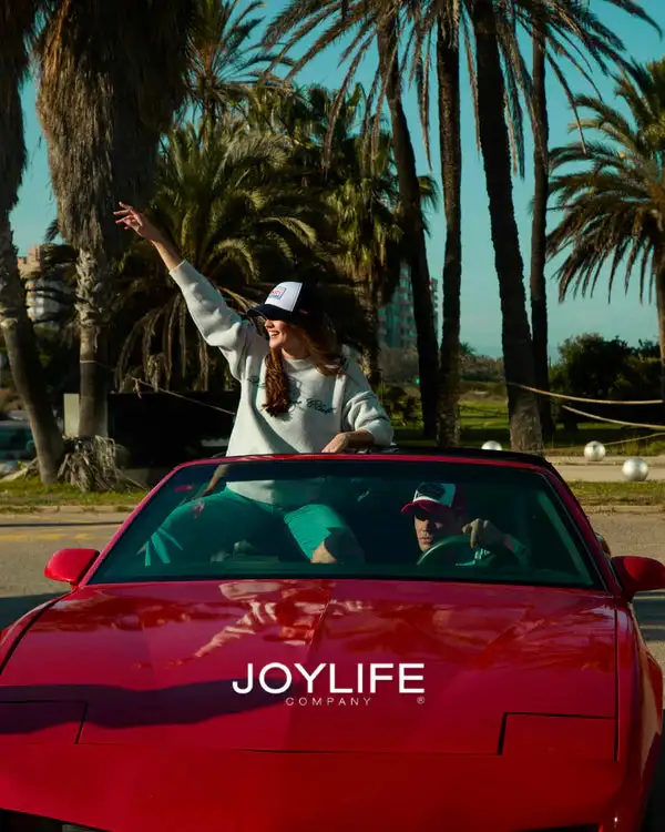 Joylife Hat Enjoy White Navy - Image 3
