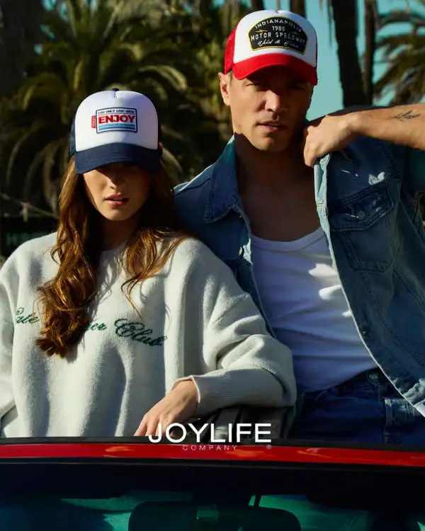 Joylife Hat Enjoy White Navy - Image 5