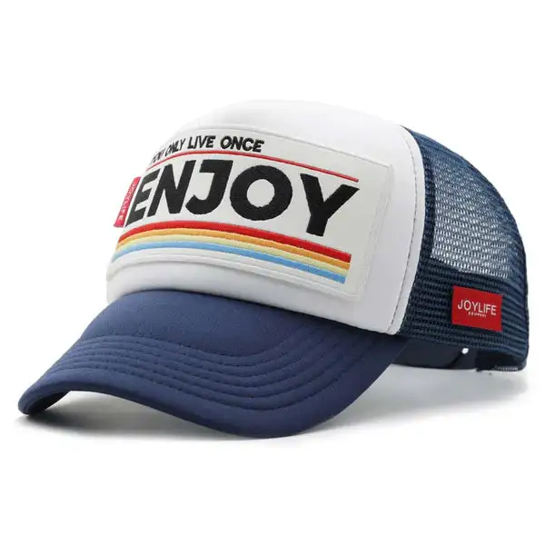 Joylife Hat Enjoy White Navy - Image 6