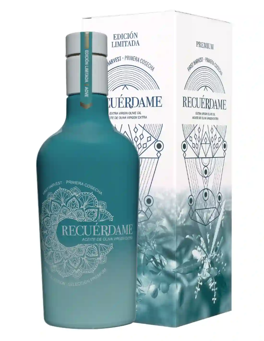 6x Recuérdame Arbequina - Botella de vidrio 500 ml.