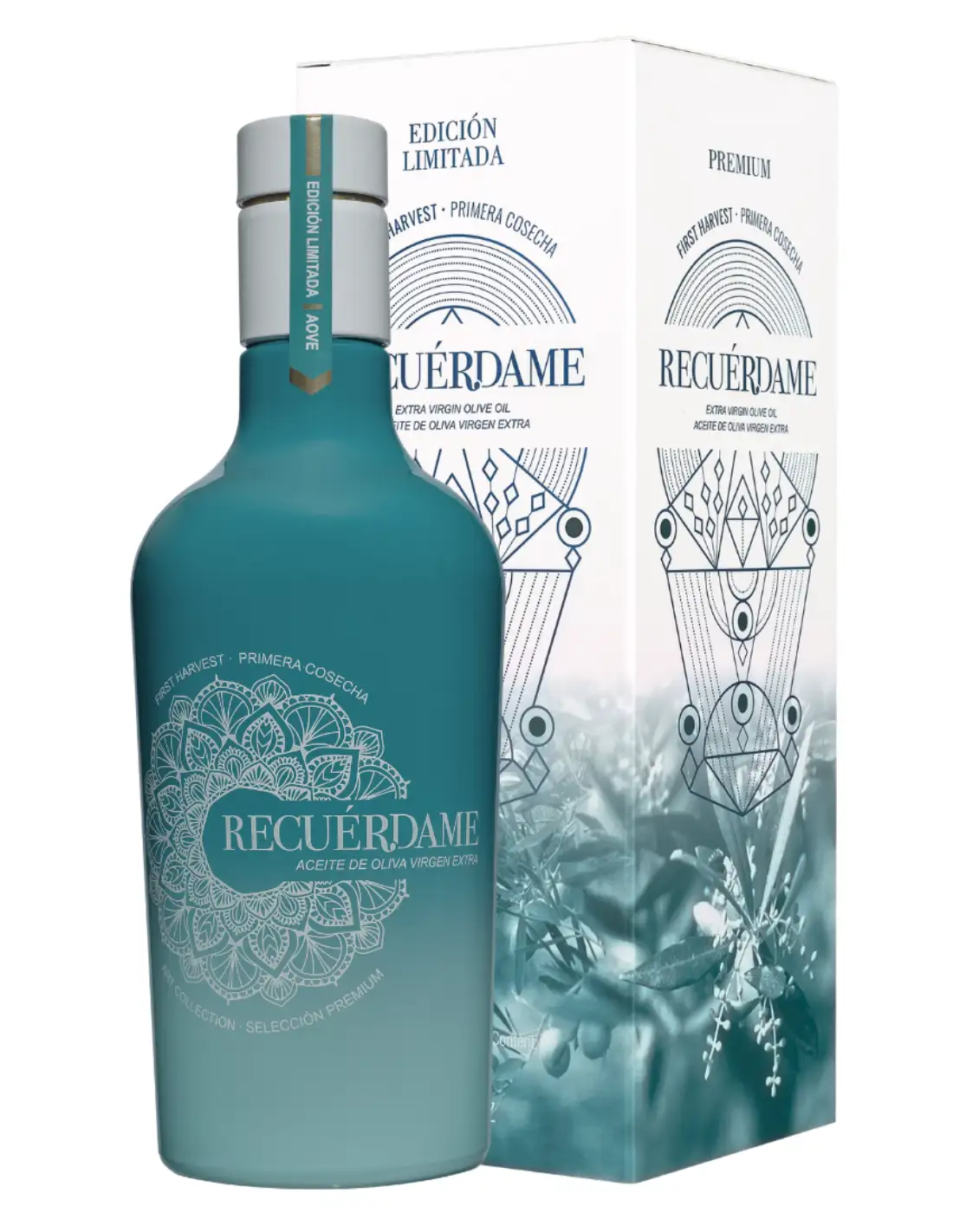 6x Recuérdame Arbequina - Botella de vidrio 500 ml.