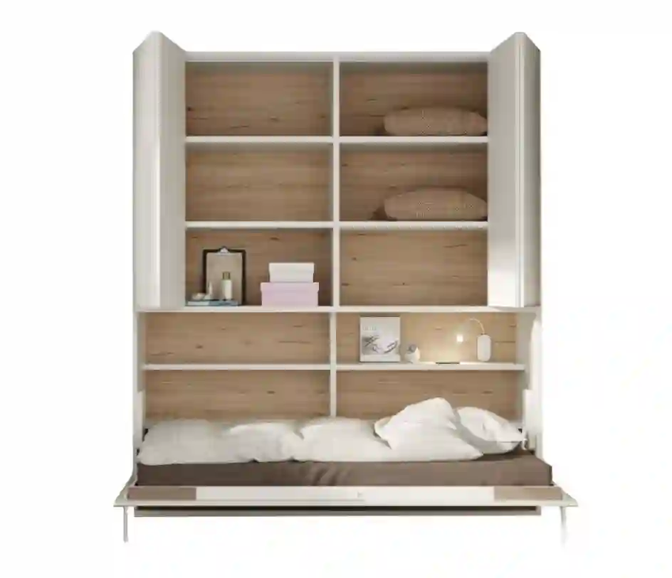Horizontal folding bed with JJP Up & DOWN cabinet