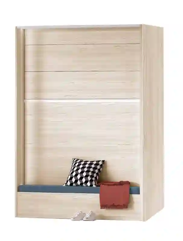 Vertical folding bed with Diván Zapatero Seat