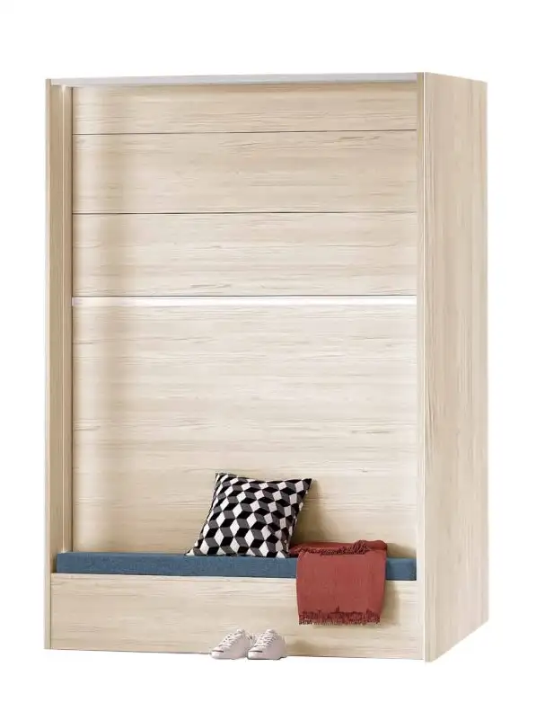 Vertical folding bed with Diván Zapatero Seat