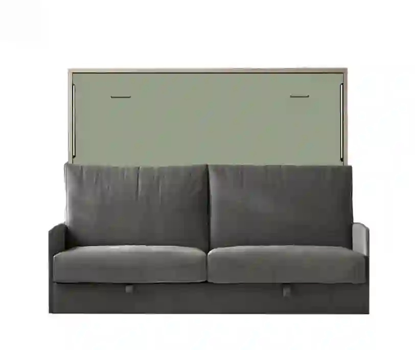 Horizontal folding bed with Arcón sofa