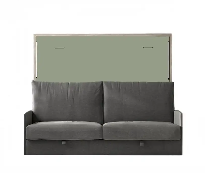 Horizontal folding bed with Arcón sofa
