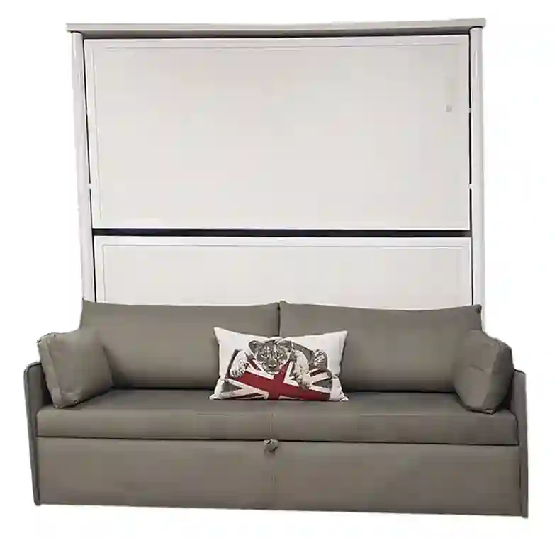 Metal folding bunk with sofa