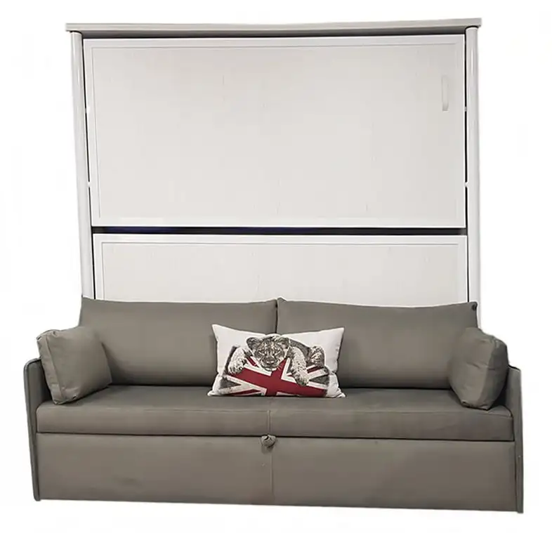 Metal folding bunk with sofa