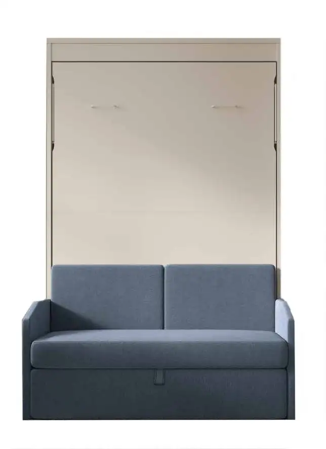 Vertical folding bed with sofa background 57.6