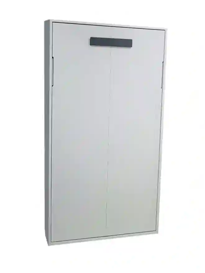 Lacquered individual vertical folding bed