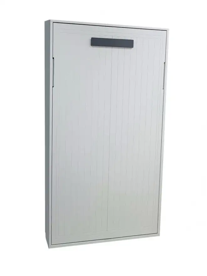 Lacquered individual vertical folding bed