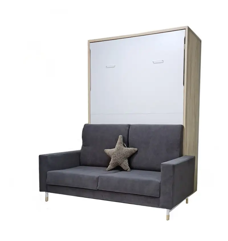 Vertical marriage bed with sofa combi