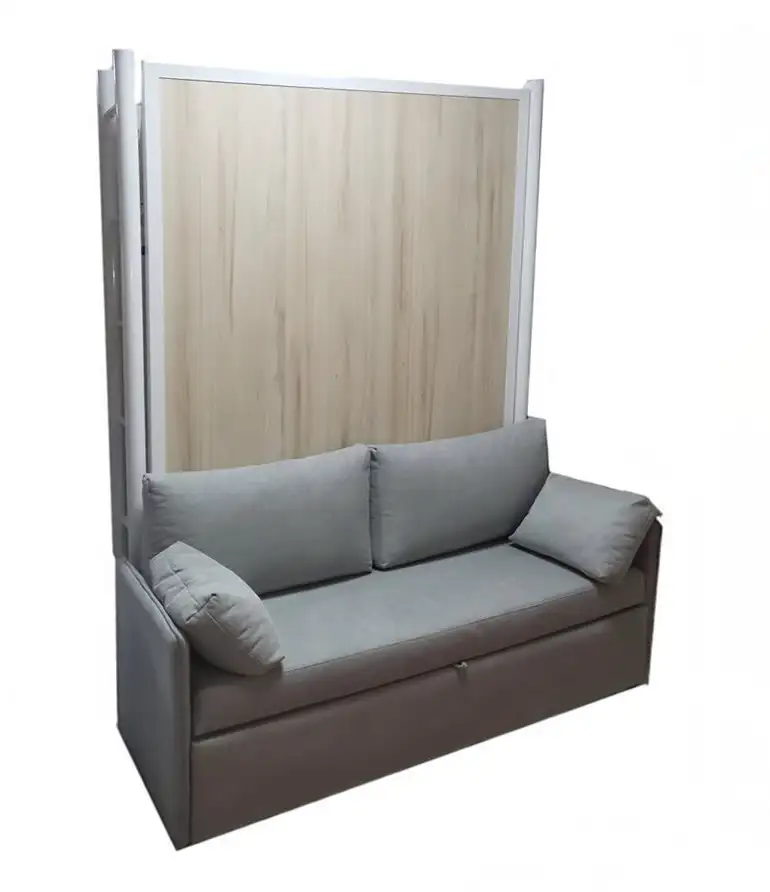Metal vertical bed marriage with sofa