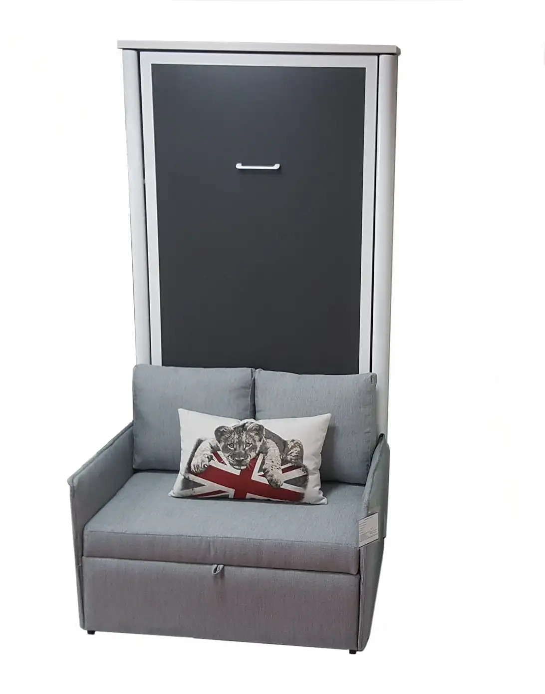 Metal vertical folding bed with sofa 6