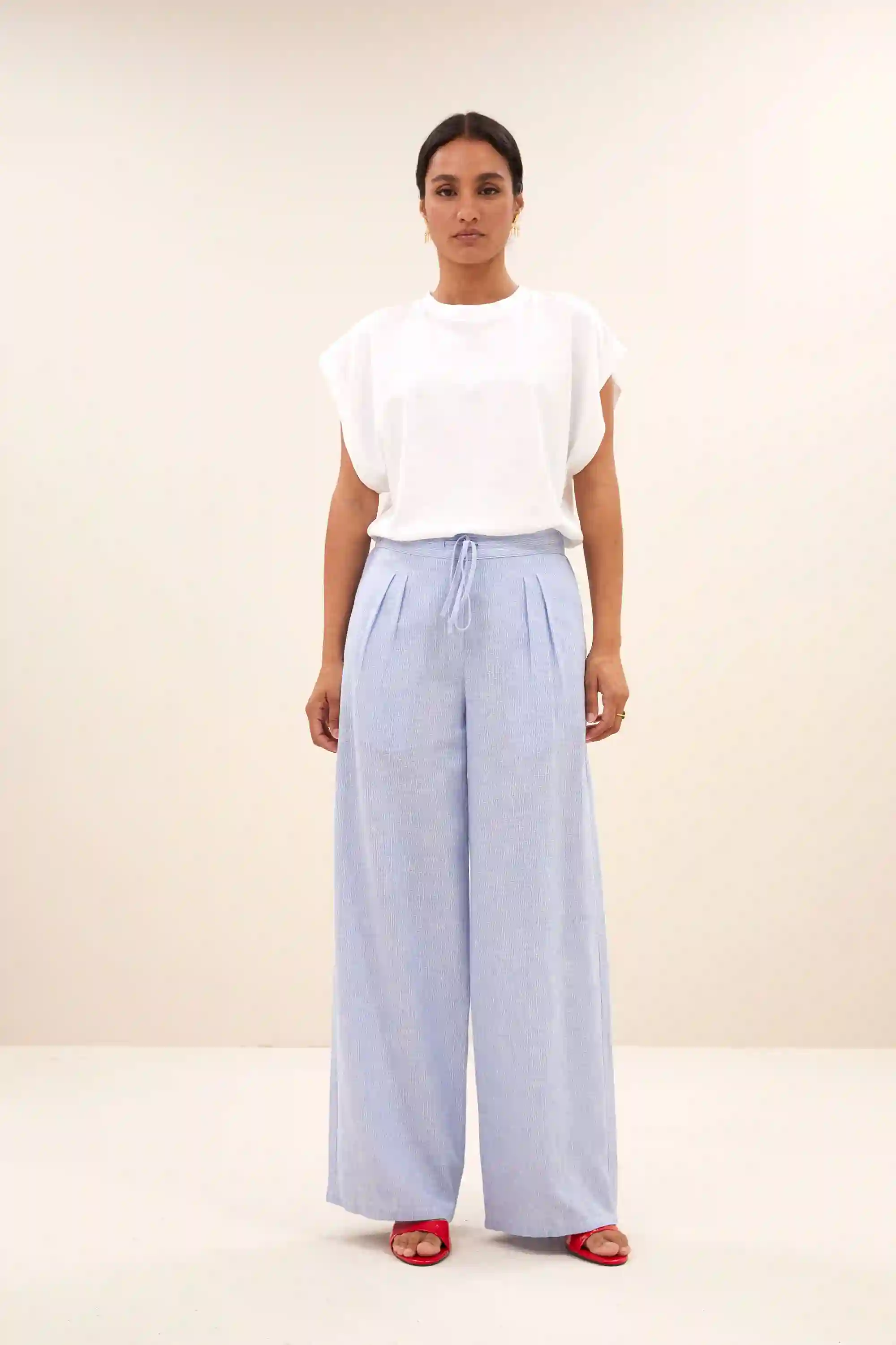 uma pinstripe pants