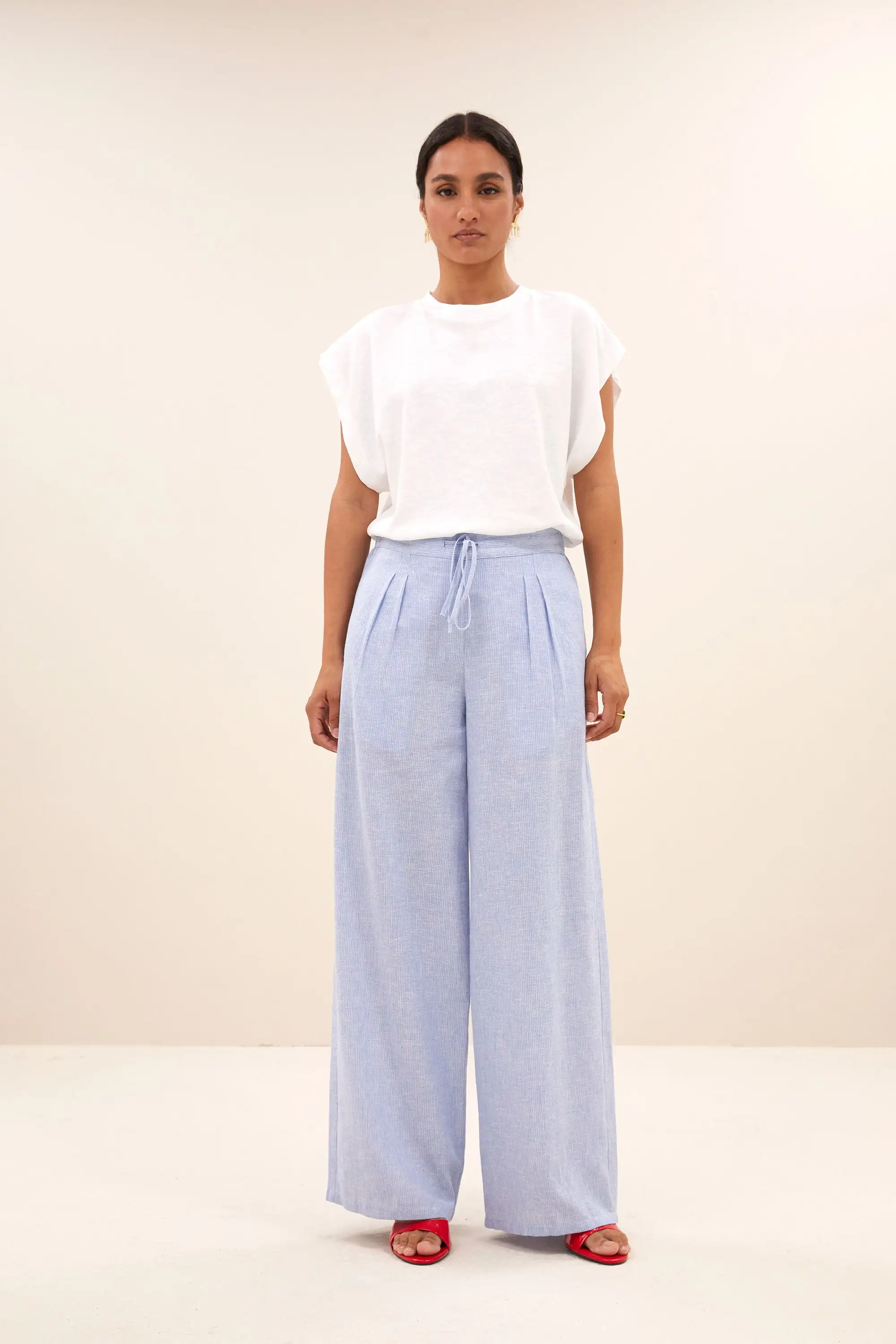 uma pinstripe pants