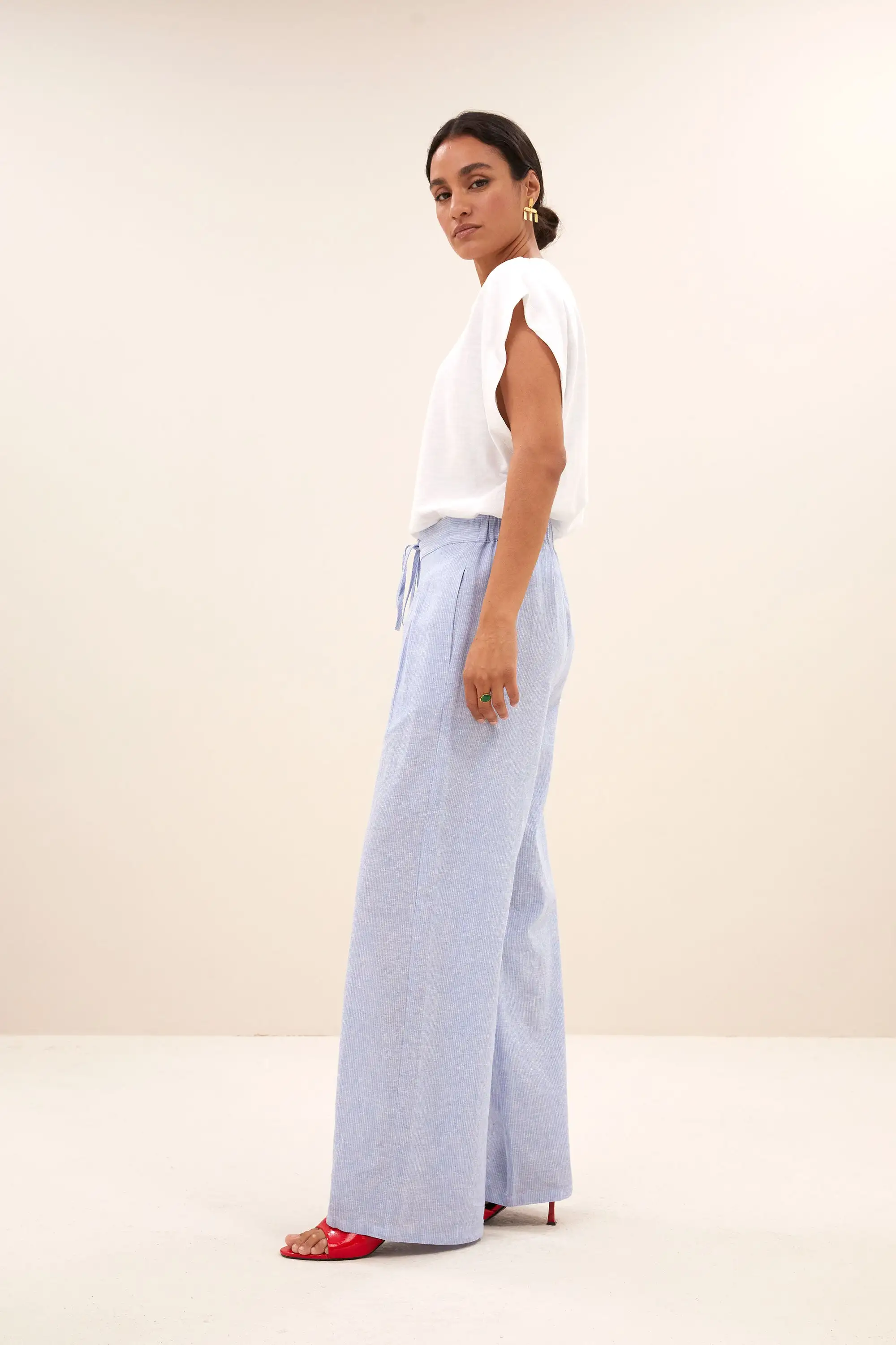 uma pinstripe pants - Imagen 2