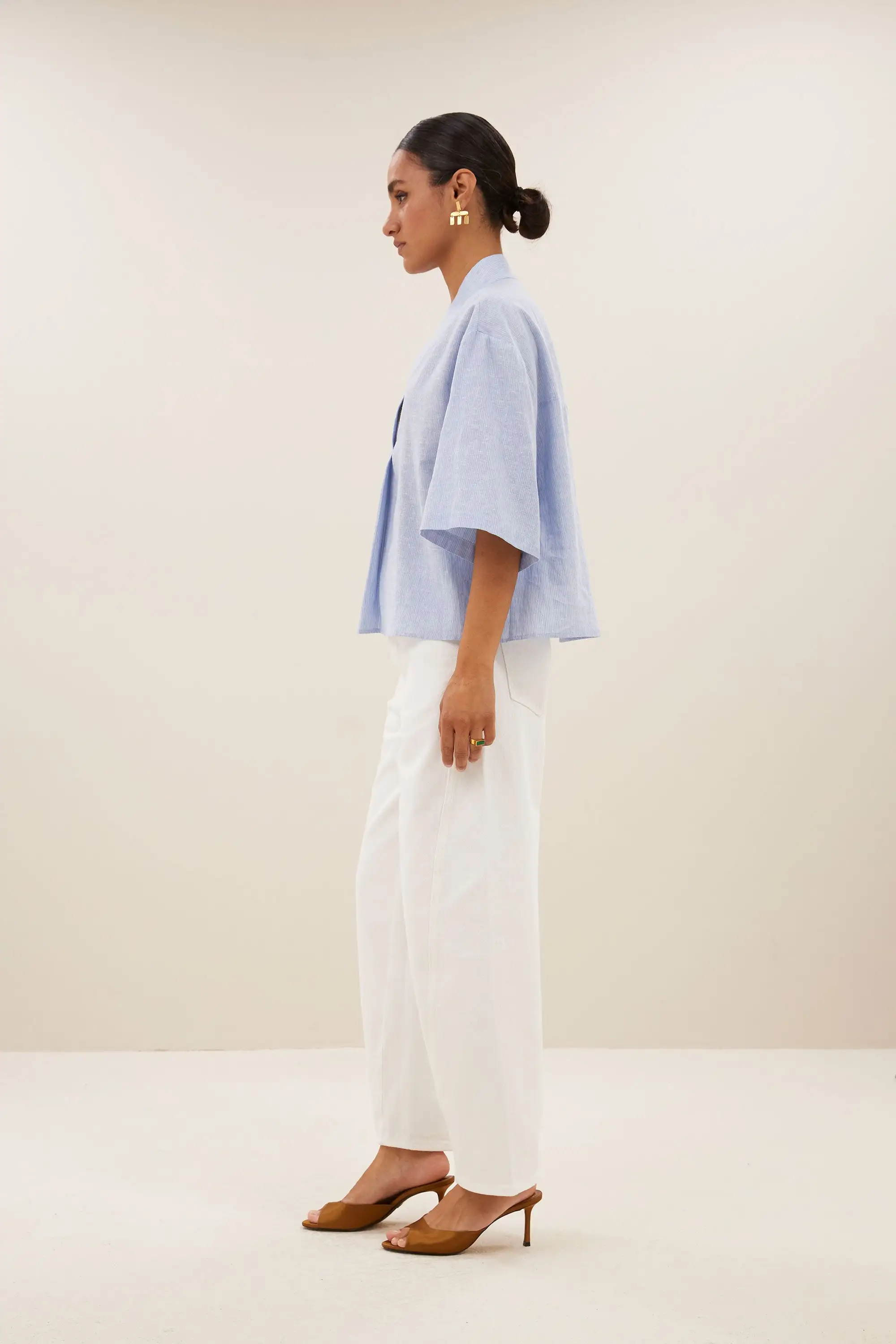 owen pinstripe blouse - Imagen 2