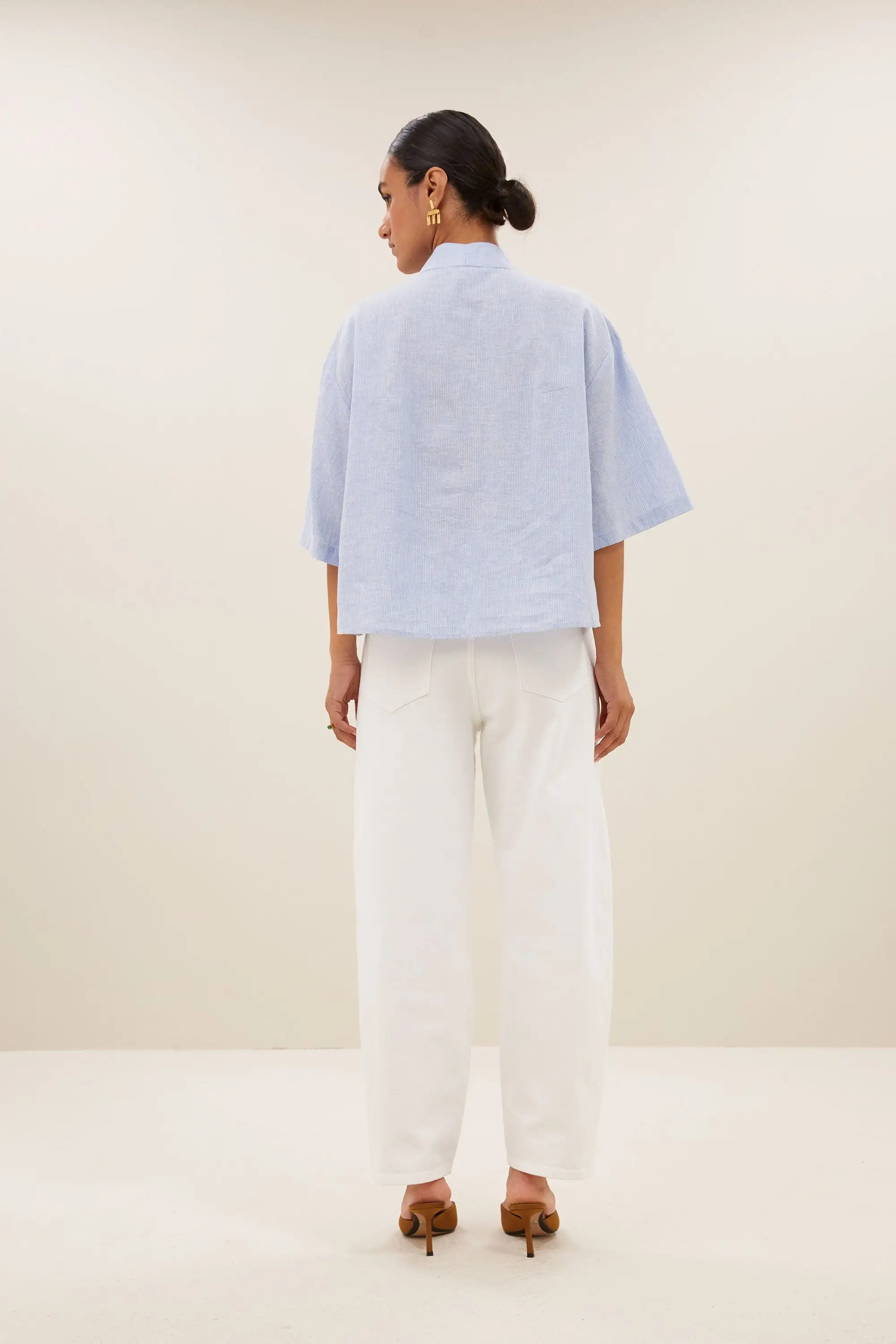owen pinstripe blouse - Imagen 3